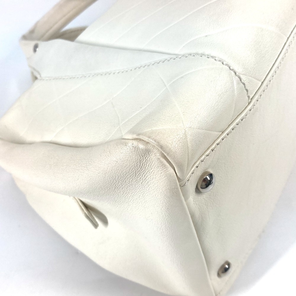 CHANEL White Boston Bag - Picture 10 of 16
